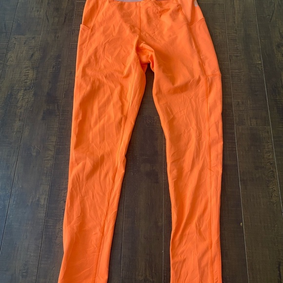 Free People Movement orange high waisted leggings - Picture 8 of 10